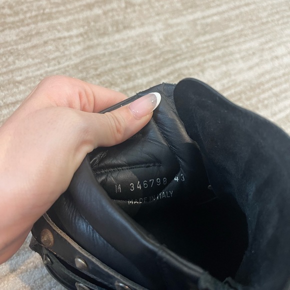 Saint Laurent YSL Men’s Studded Sneakers - Picture 3 of 6